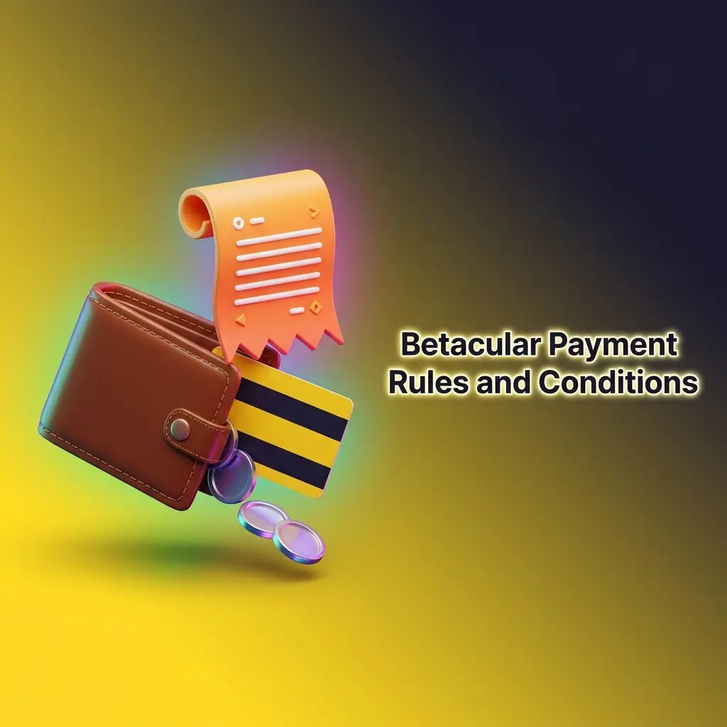 Betacular payment rules covering identity verification, limits, bonus wagering, same method policy, and INR transactions