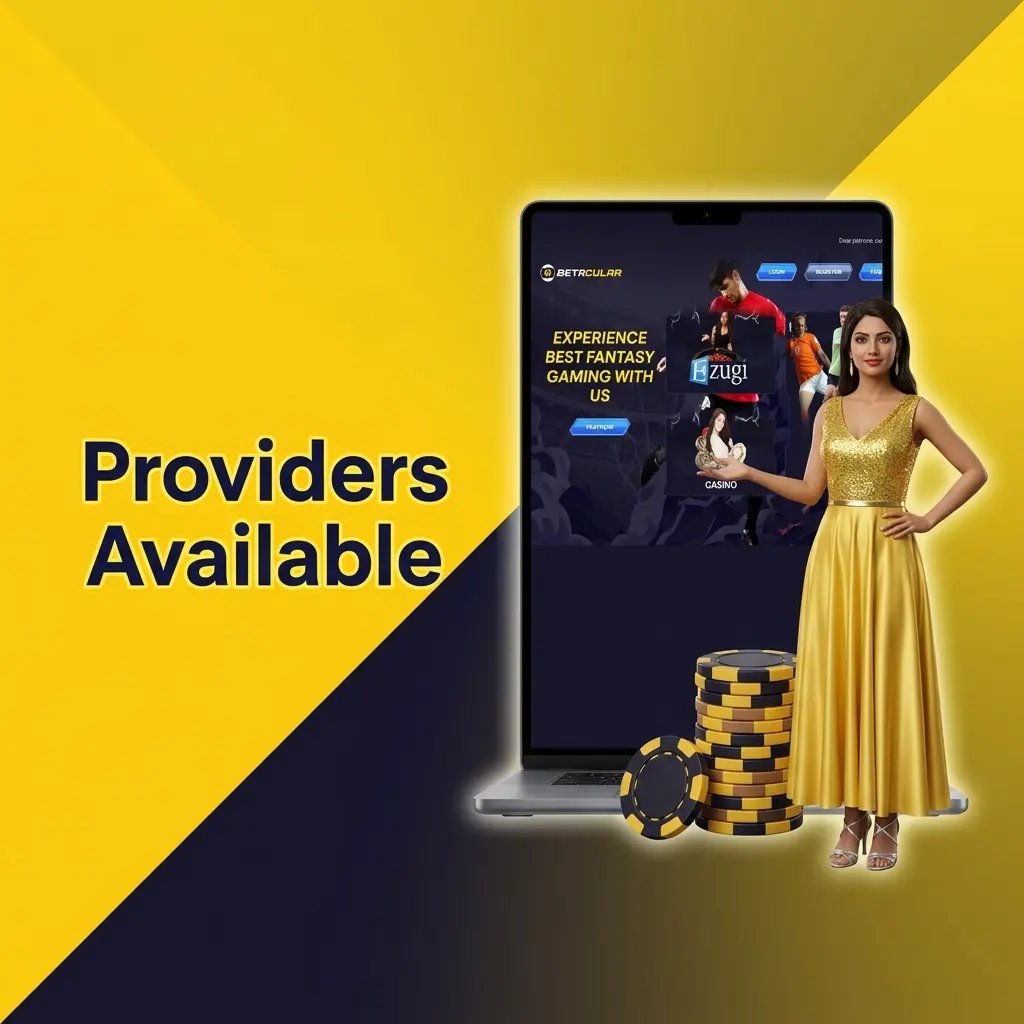 Evolution, Pragmatic Play Live and Playtech live casino providers at Betacular with Hindi dealers for Indian players