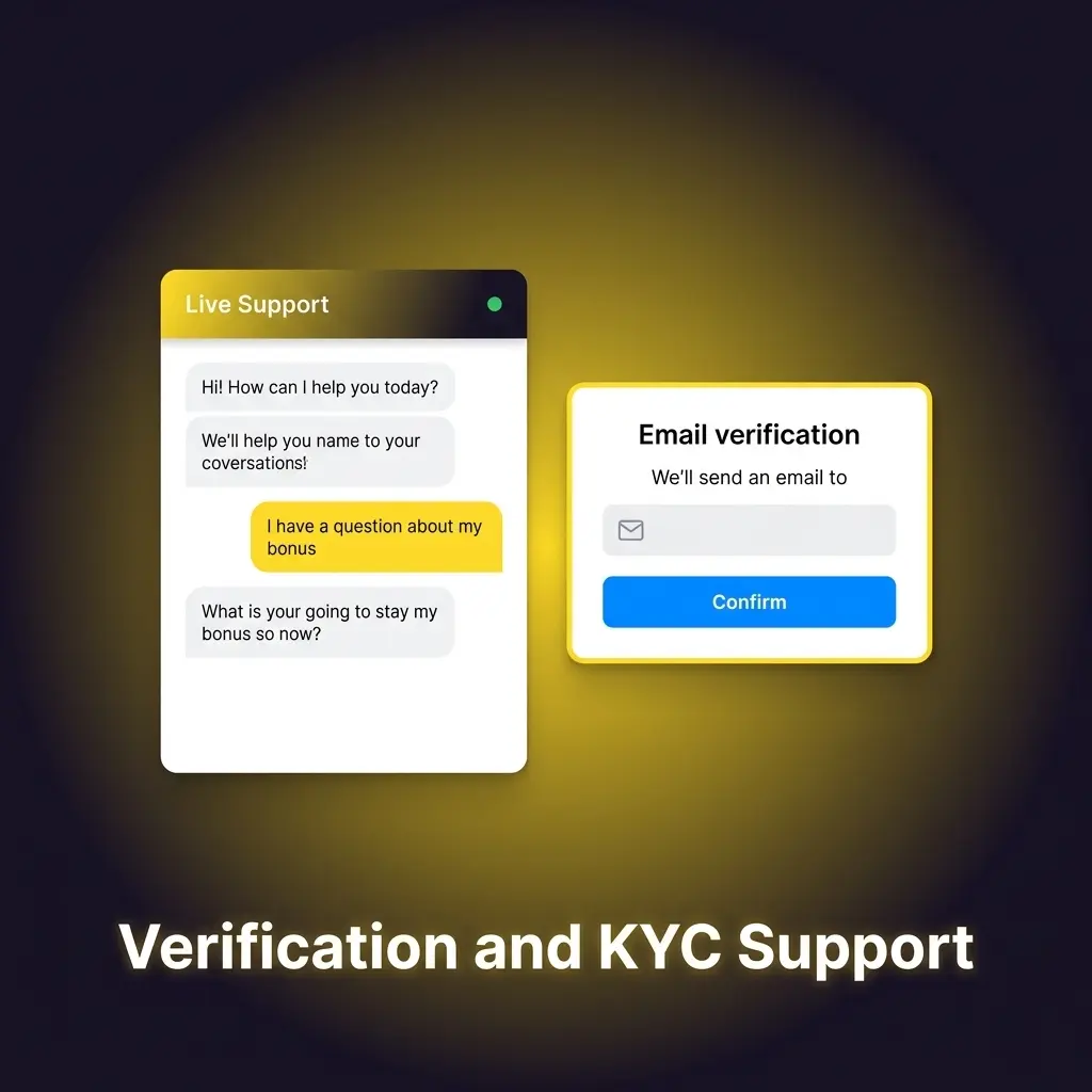 Betacular account KYC verification process showing government ID and address proof document submission guidelines