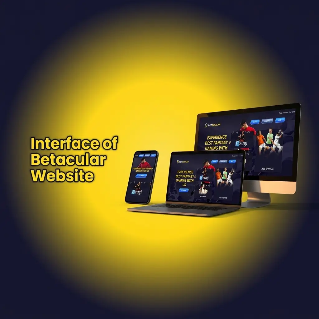 Betacular website interface showing top navigation bar with Sports, Live Betting, Casino, Promotions and account options for India users